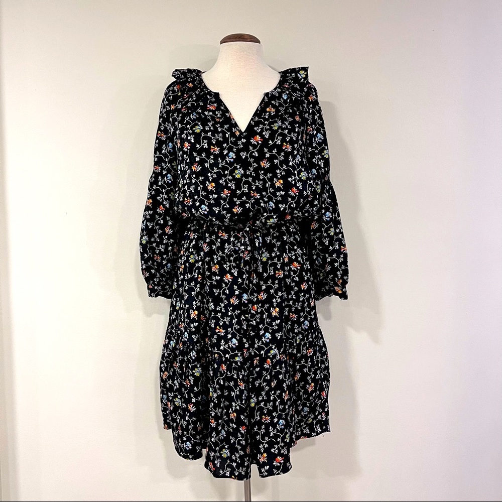 Rebecca Taylor 100% silk jacquard dress